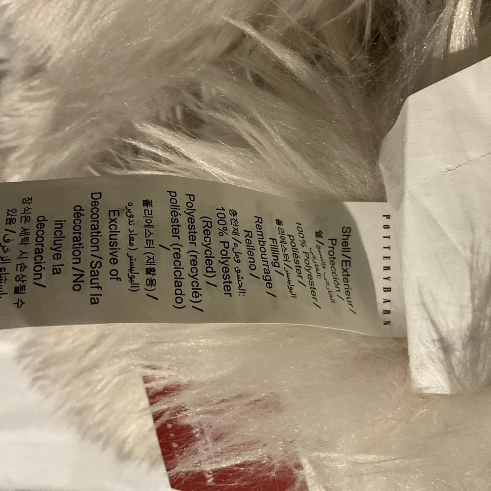 NEW Pottery Barn National Lampoon's Christmas Vacation Cat Pillow NWT